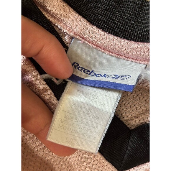 Dirk Nowitzki Dallas Mavericks Reebok #41 NBA 4 Her Jersey Size L Pink - Picture 5 of 7